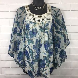 Cato Women Bohemian Style Tunic Size 14/16W